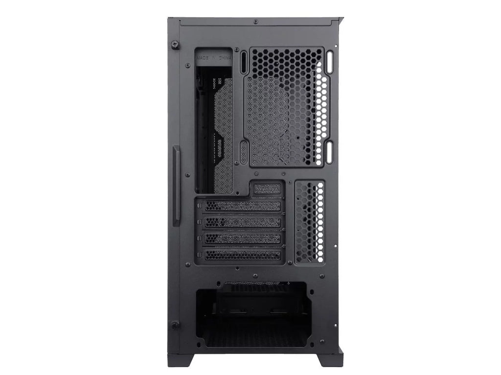 Black Tempered Glass PC Gaming Case with 4 x ARGB Fans U4183
