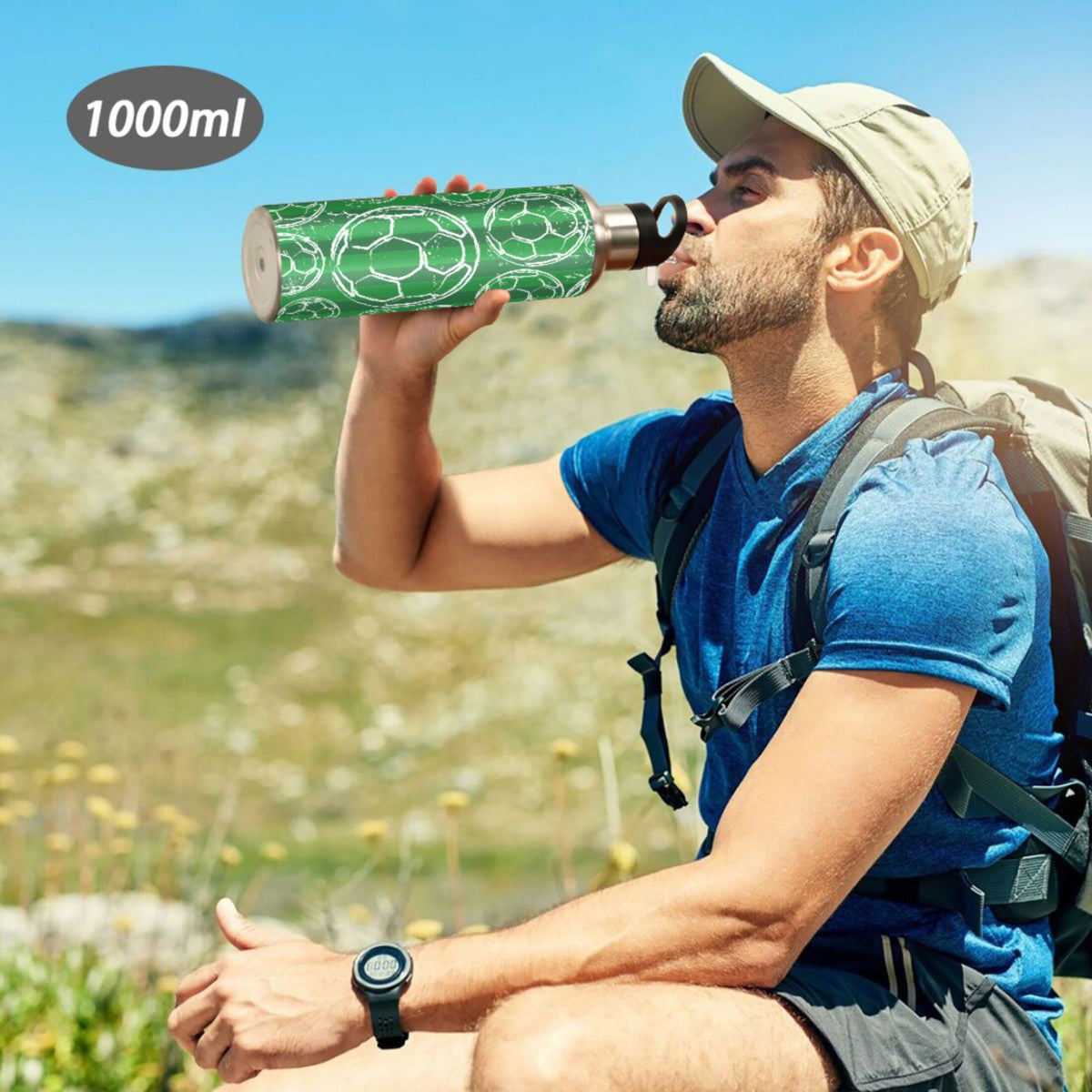 Stainless Steel Insulated Water Bottle with Straw Lid G217788