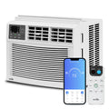 6,000 BTU Smart Window Air Conditioner with WiFi, White R5196