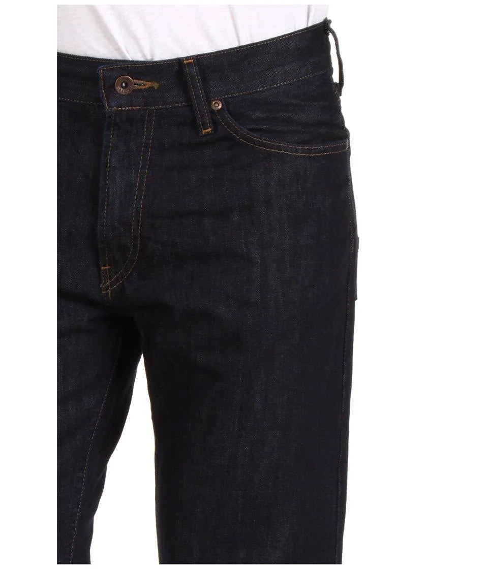 Straight Dark-Rinse Jean, Size 32 I343