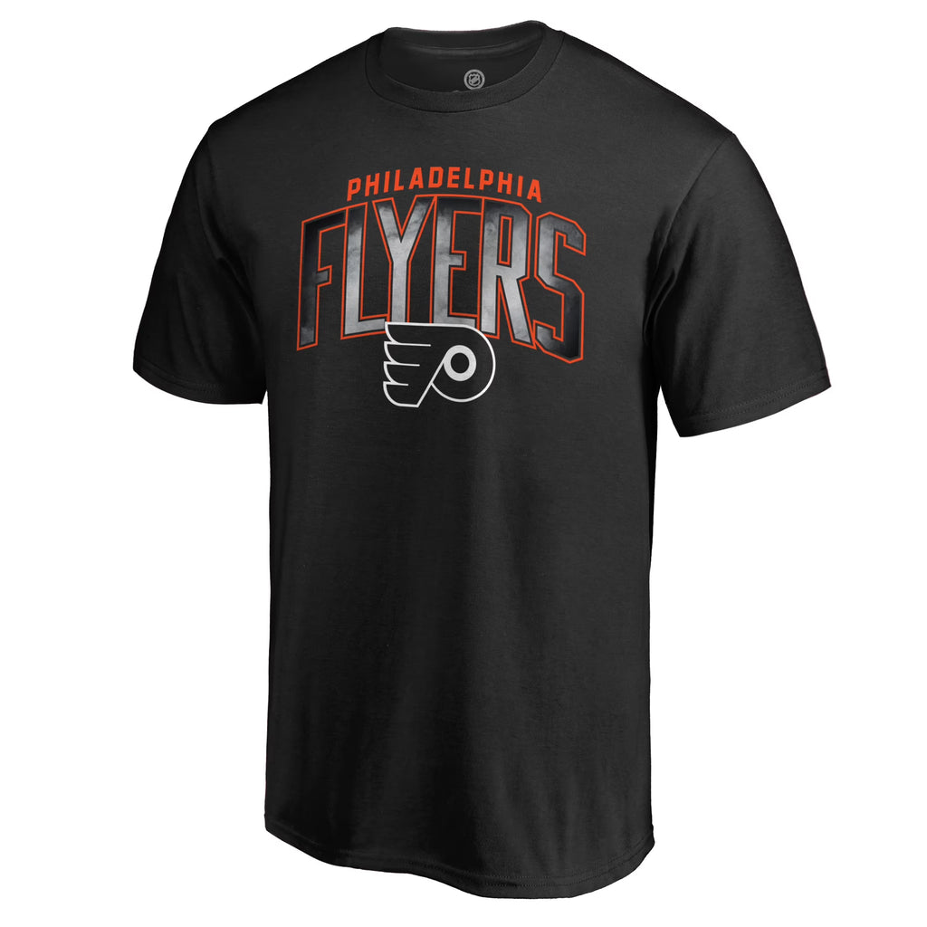 Black Philadelphia Flyers Arch Smoke T-Shirt K391