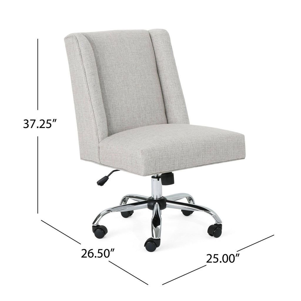 Gray and Chrome Office Chair X240
