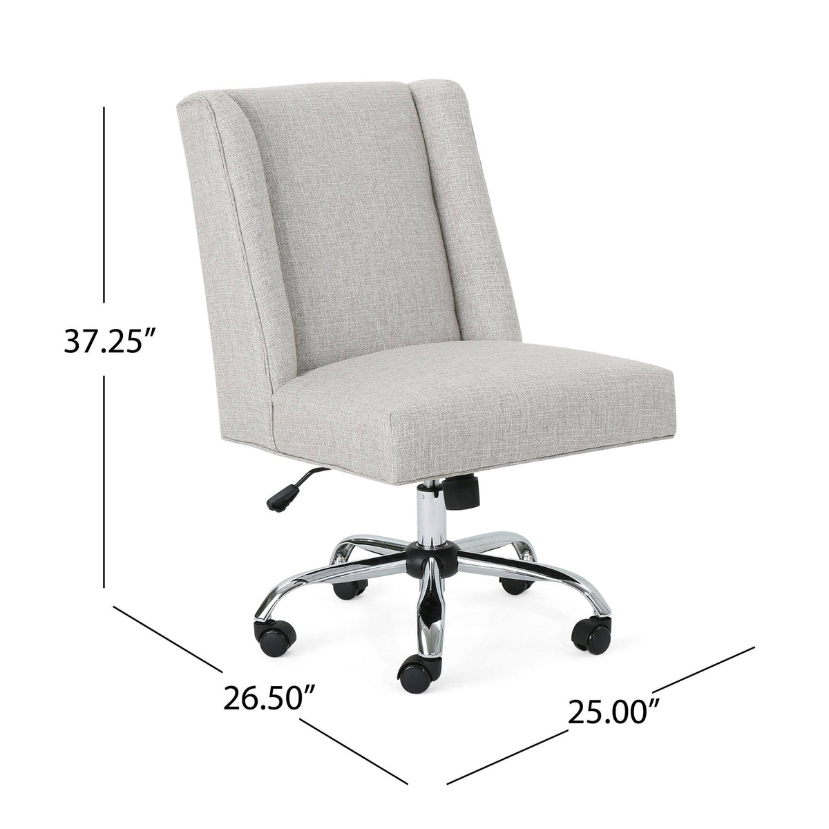 Gray and Chrome Office Chair X240
