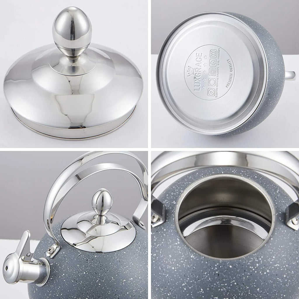 2.5 Qt Stainless Steel Whistling Tea Kettle J806545
