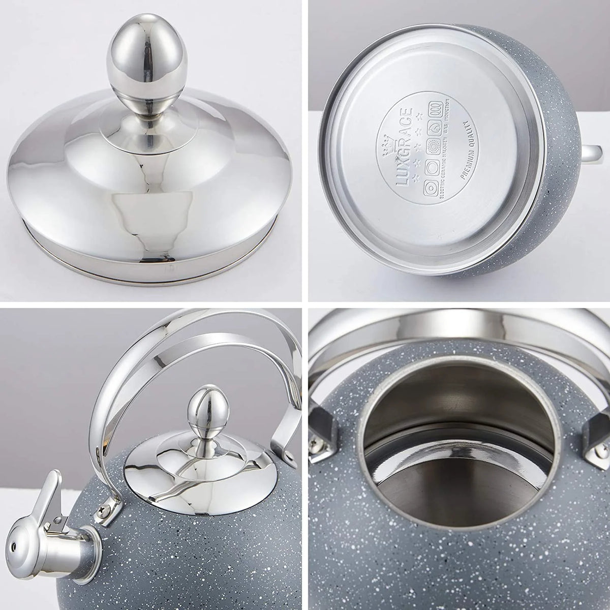 2.5 Qt Stainless Steel Whistling Tea Kettle J806545