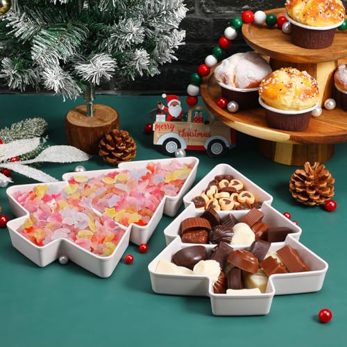 2Pcs Christmas Serving Trays and Platters I4741
