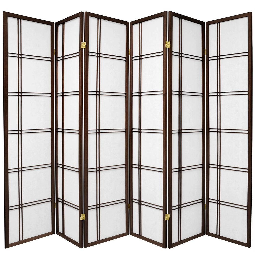 6 ft. Tall 6 Panel Shoji Screen B2966