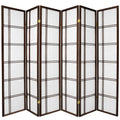 6 ft. Tall 6 Panel Shoji Screen B2966