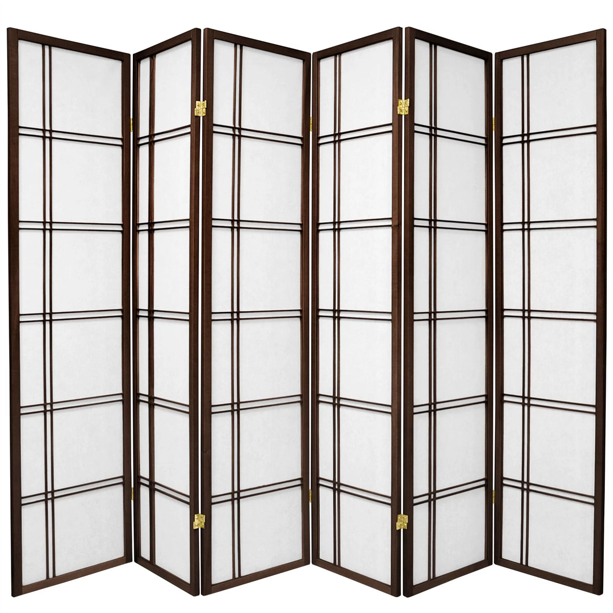 6 ft. Tall 6 Panel Shoji Screen B2966