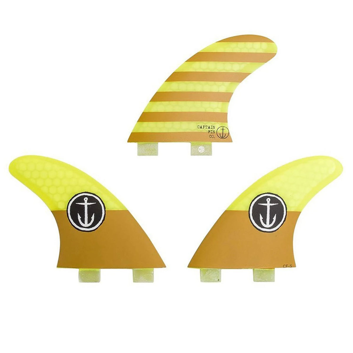 Yellow Tri Fin Set B26614
