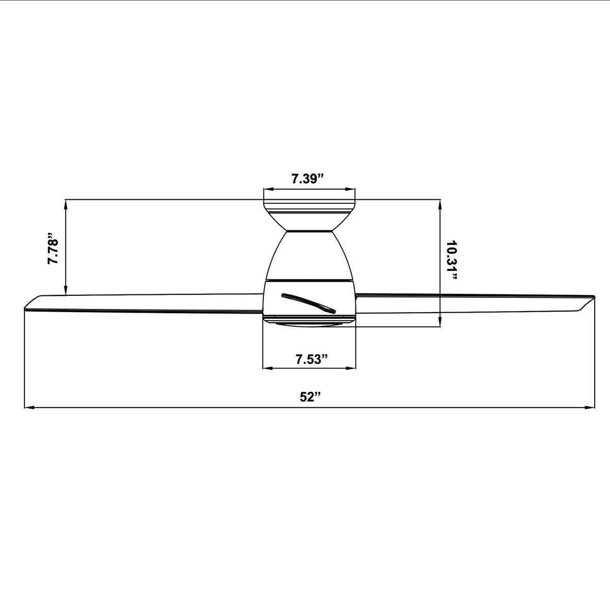 Flush Mount Fan O5240