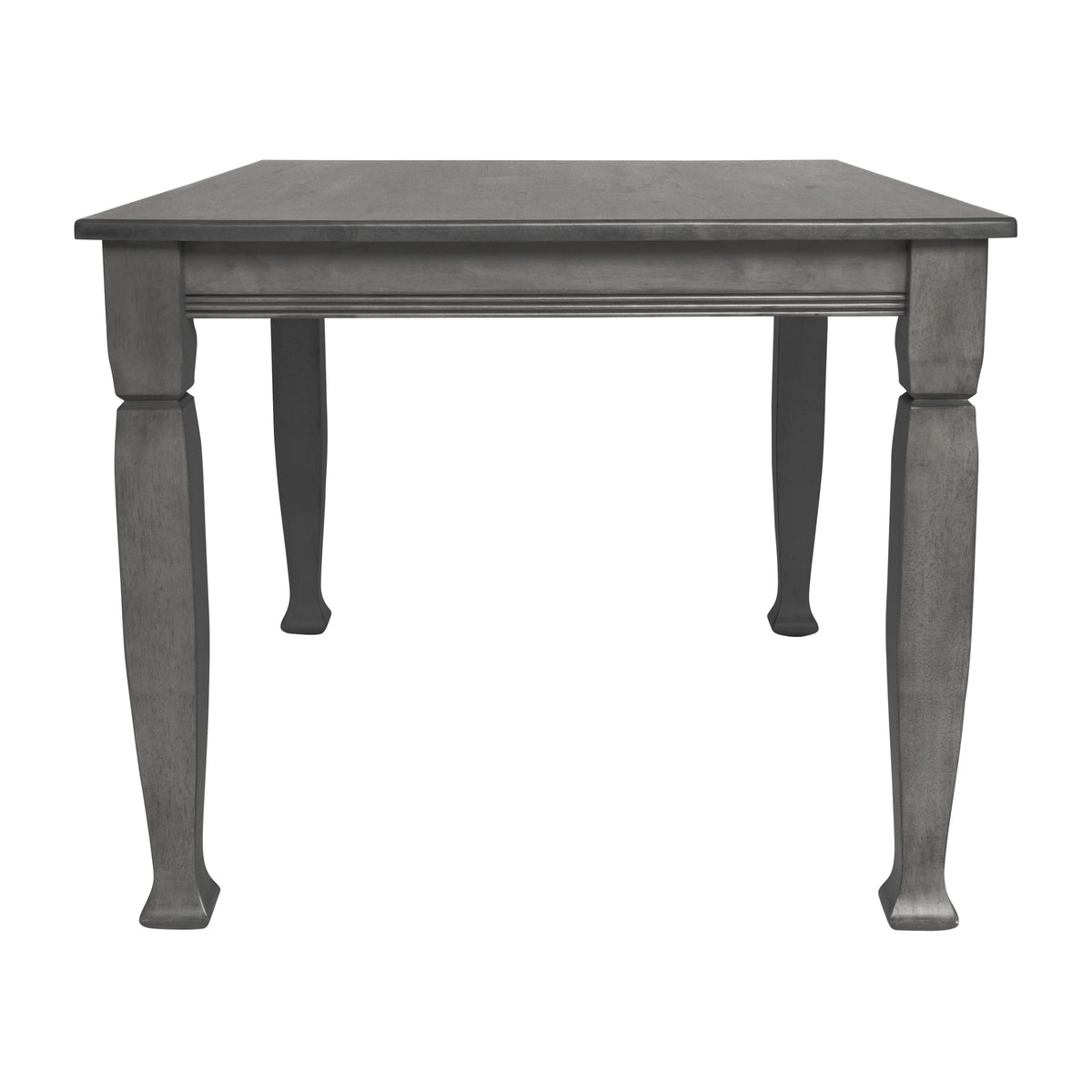 47" Wooden Dining Table with Sculpted Legs W752