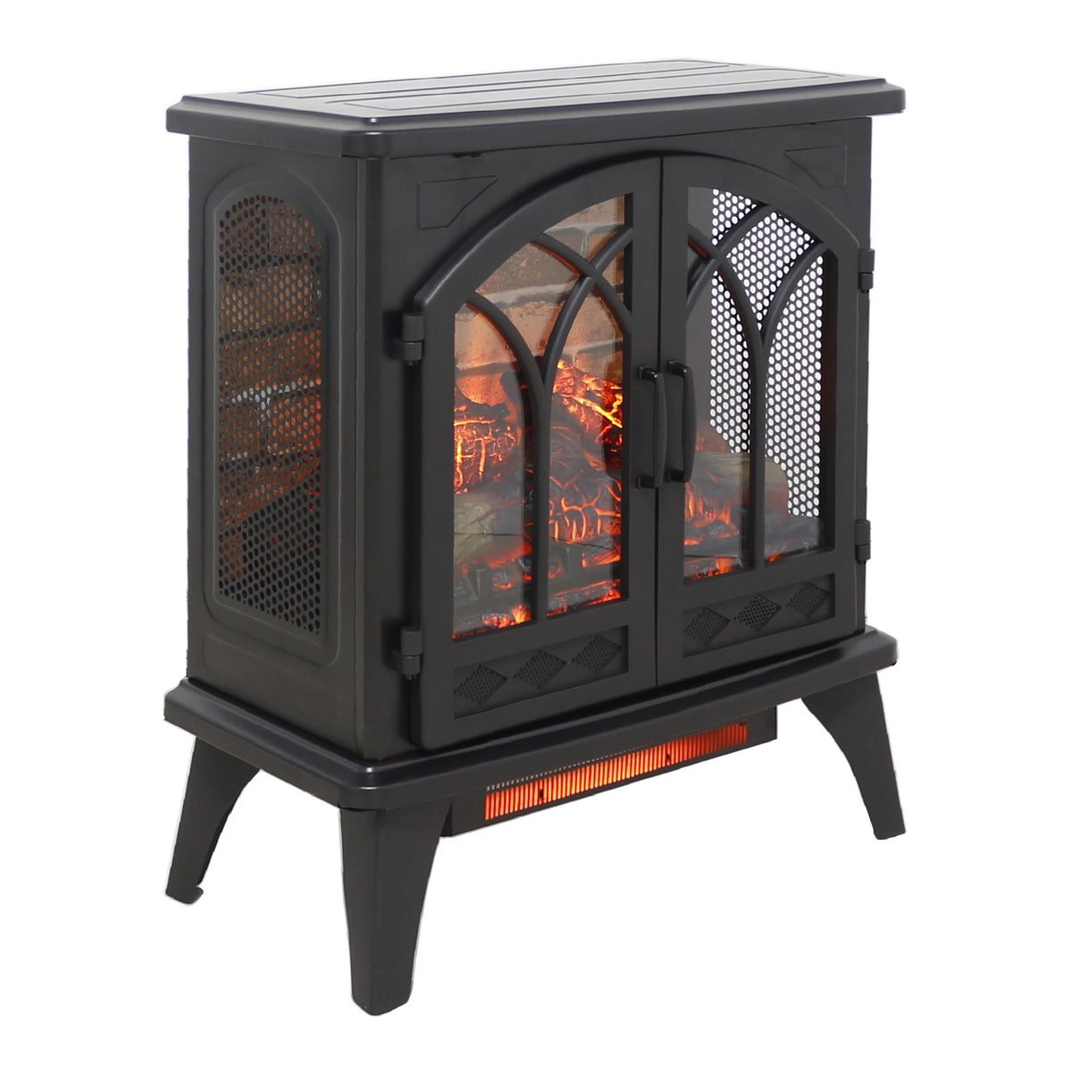 24 Inch 3D Infrared Electric Stove with Remote Control T8461