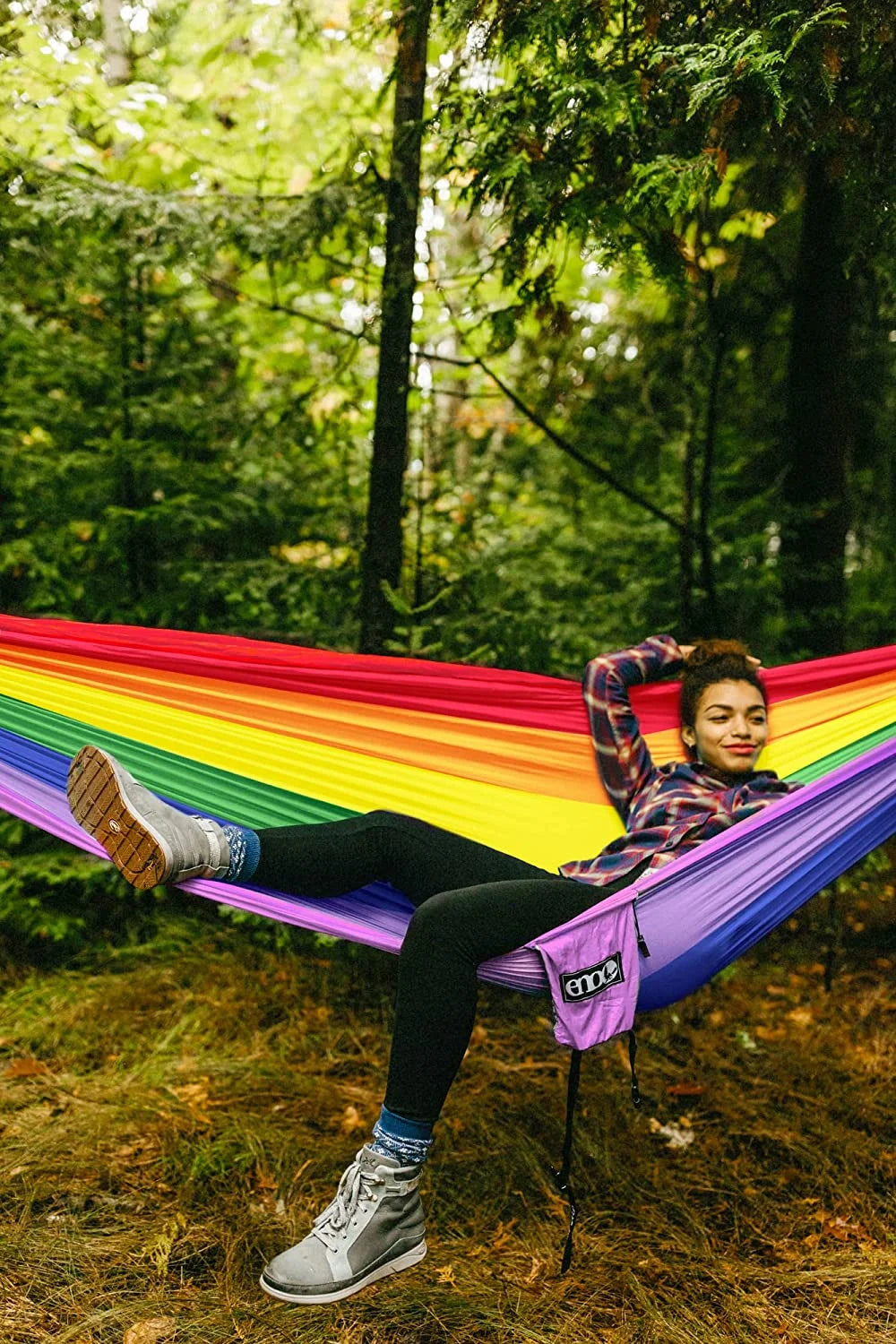 Tie Dye/Red DoubleNest Hammock P91639