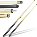 Pool Cue Stick 11mm Fiber Leather Tip 36inch Set of 2 G4133