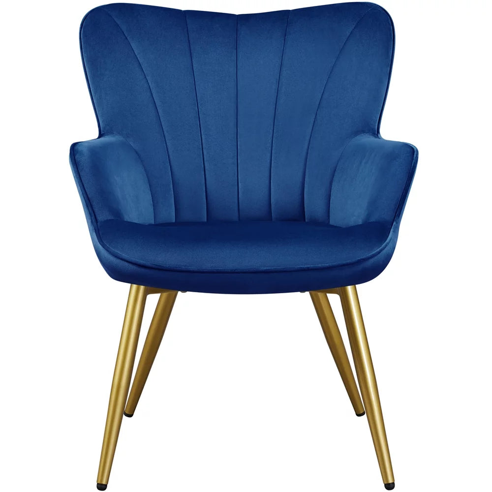 Blue Velvet Upholstered Accent Chair M331849