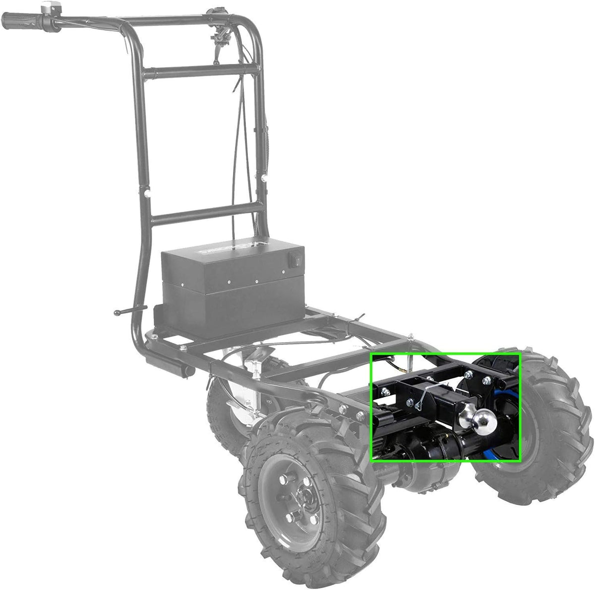 2" Inch Trailer Ball Mount Tow Hitch Heavy Duty Steel Chrome Drop-in Safety D-Pin Max Weight Capacity 5,000LBS Y478