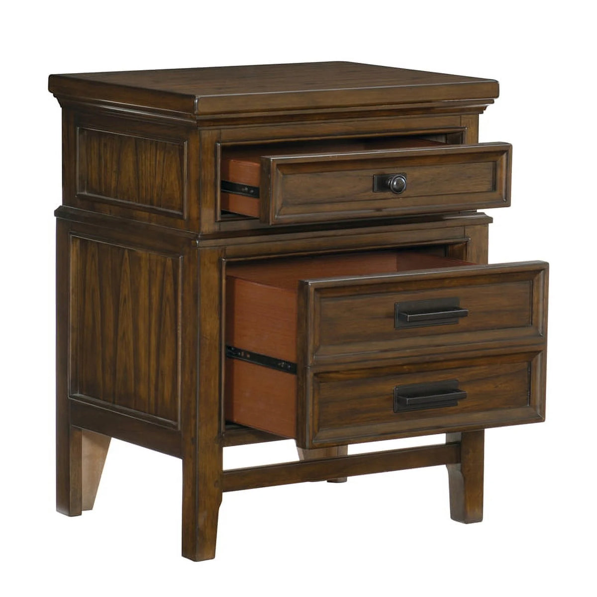 Brown Cherry Nightstand J295097