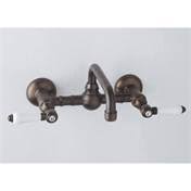 Polished Nickel Wall Mount Bridge Lavatory Faucet R209501