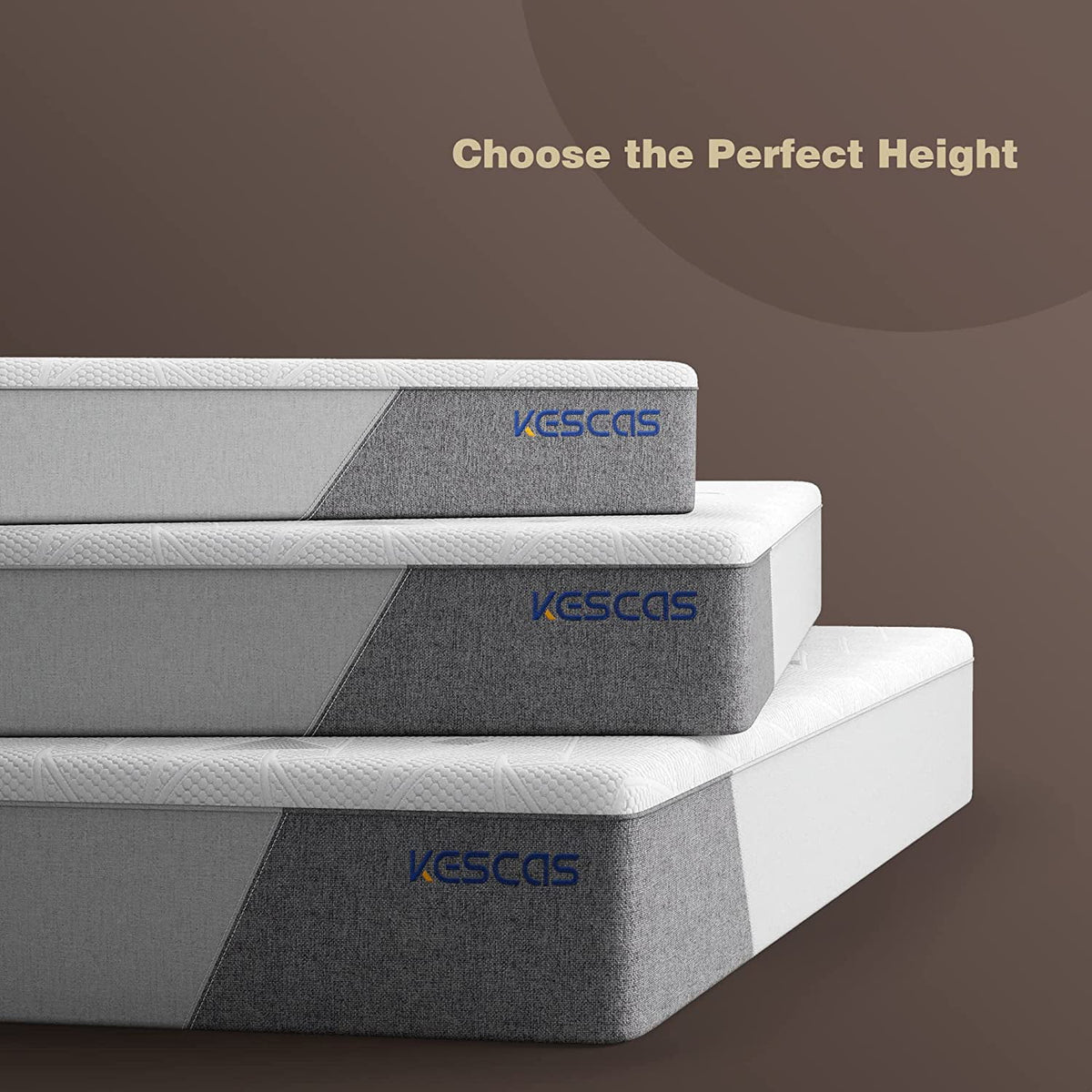 Queen 8 inch Bamboo Charcoal Cooling Gel Memory Foam Hybrid Mattress N2066