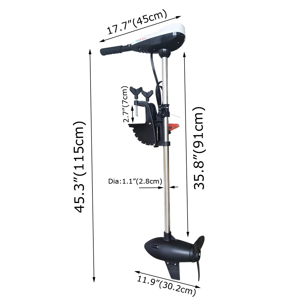 240lbs Thrust 24V Electric Outboard Motor Y46891
